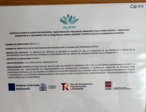 Alena Sierra Oeste (Croyca S.L.) beneficiaria de la subvención Plan de Recuperación, Transformación y Resiliencia (financiado por la Unión Europea-NextGenerationEU)